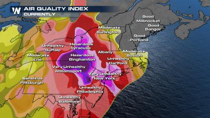 Low Pressure Brings Smoke, Showers, & Cool Air to the Northeast