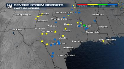 The Severe Threat Continues in Texas