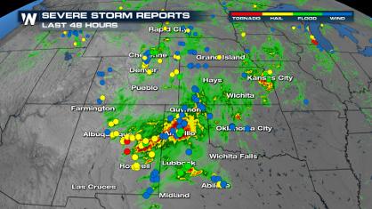 Severe Weather Continues Across the Great Plains