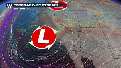 Cutoff Low Produces Cool & Wet Weather in the West
