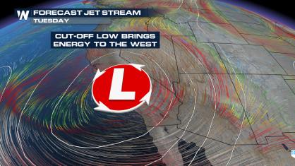 Cutoff Low Produces Severe Weather in the Western U.S.