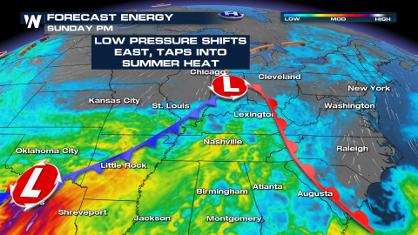 Severe Storms For Mid-South & Southeast Sunday-Monday