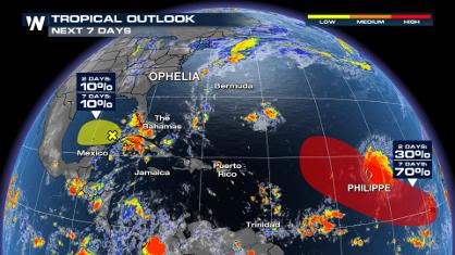 Tropics: Philippe in the Atlantic, Two Waves to Watch