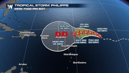 Potential Indirect Impacts to the Caribbean From Philippe