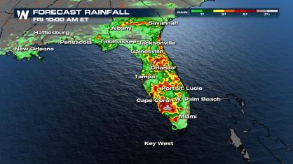 Florida Weather: Soaking Rain for the Sunshine State