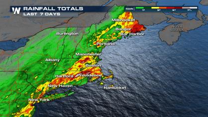 More Heavy Rain for New England Today