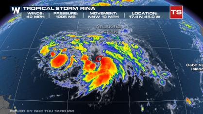 Tropical Storm Rina Forms, Watching Philippe