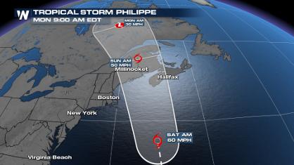 Tropical Storm Philippe to Impact Maine