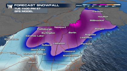 Best Snow Potential This Season (So Far) For New England
