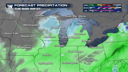 Rain, Snow and Ice for the Great Lakes