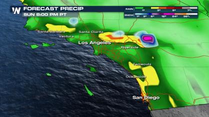 Soggy Weekend Ahead for Southern California