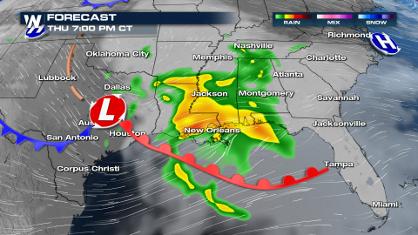 Looking Ahead: Next Storm Chance in the South