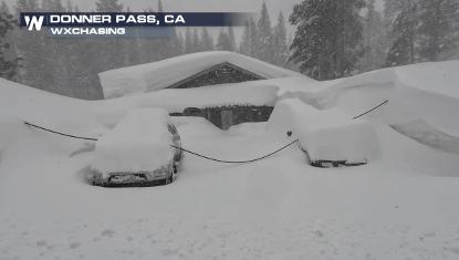 Over 7 Feet of Snow in California's Mountains