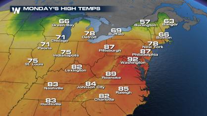 Record Highs in Trouble in the Northeast