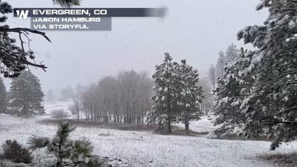 Late-Season Snow in the Colorado Rockies