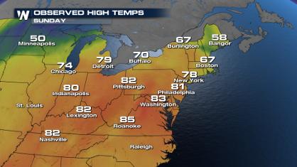 Record Highs in Trouble in the Northeast