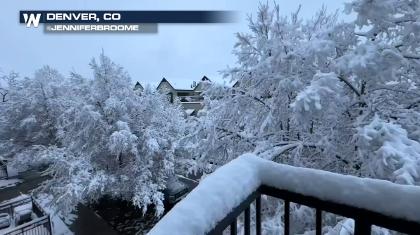 Late Spring Snow in Colorado