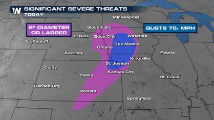 More Storms Target the Heartland Today
