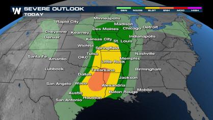 Severe Weather Threat Continues for the Plains