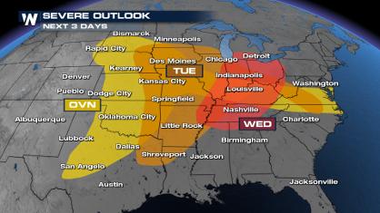 Severe Weather Tuesday & Wednesday