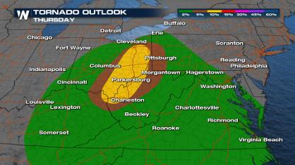 Tornado Threat Includes Ohio Thursday