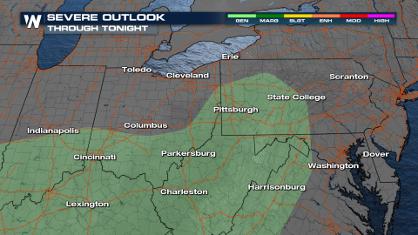 Upper Ohio Valley Storms Tuesday