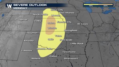 Multi-Day Severe Outbreak Possible Monday - Wednesday